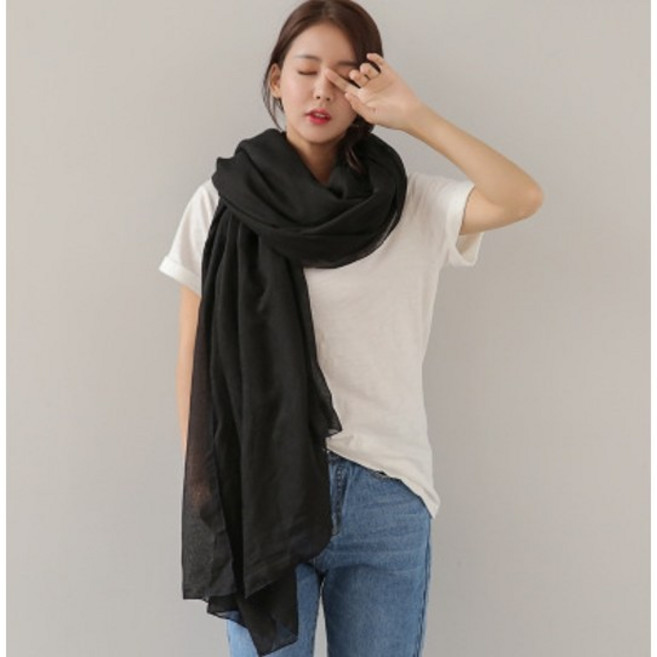 1.8M 대형 면마 머플러 빅숄 스카프 SH772