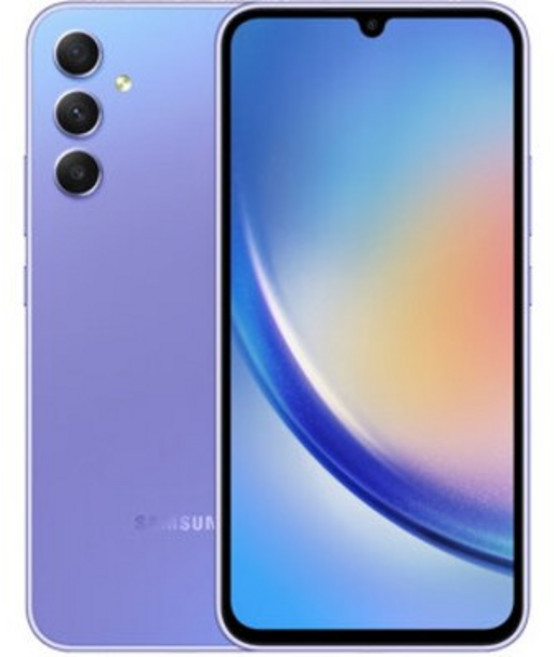 갤럭시A34 (A346N) 올레포빅 액정 방탄 2.5 D 9H 강화 유리 보호 필름, 1개