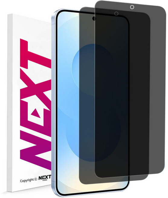 넥스트모바일 갤럭시 S25 FE 사생활 보호 강화유리 액정 필름, 2개