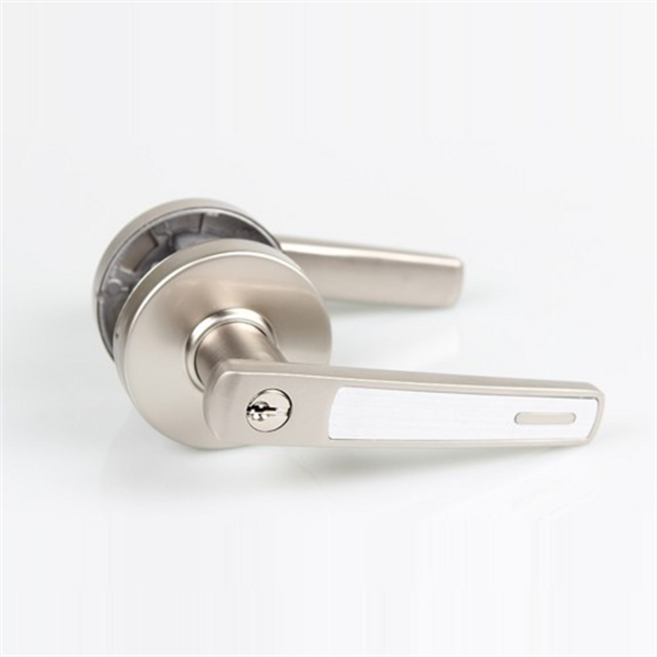 엔젤금속 방문손잡이 열쇠형 화이트 STL-760, 1세트