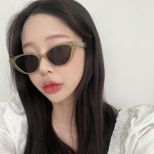 VANANA2 유니크 트렌디 캣츠아이 패션 선글라스 아이웨어