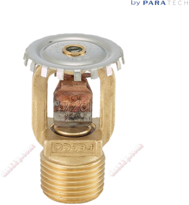 파라텍 스프링클러 헤드 플러쉬 일반타입 링포함 당일발송, 퓨지블링크72도상향, 1개