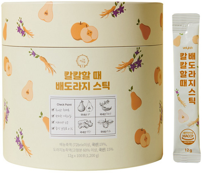 려원담 칼칼할때 배도라지 스틱, 1.2kg, 1개