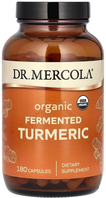 닥터 멀코라 Dr Mercola 발효 강황 180정 미국 해외 직구 커큐민 영양제, 1개 - 쿠팡