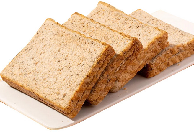 통밀 블랙 치아씨드 빵 (무첨가 설탕), 통밀 토스트 20봉(40조각)