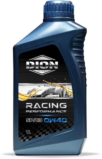 [DION]디온 합성엔진오일 RACING 0W40 PAO시리즈 SP/C3 0W-40, 1L, 2개