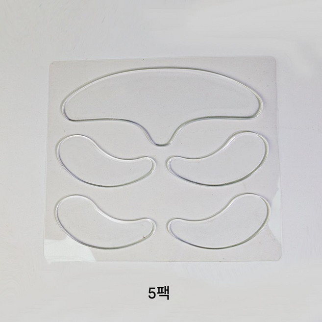 5pcs 실리콘 주름 개선 패치 재사용 가능한 얼굴 이마 눈 패드 세트 얼굴 주름 개선 피부 리프팅 케어 스트립, 1000개, 5개입