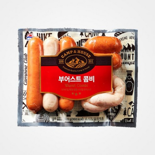 사조대림 부어스트콤비 320g×20개, 20개, 320g