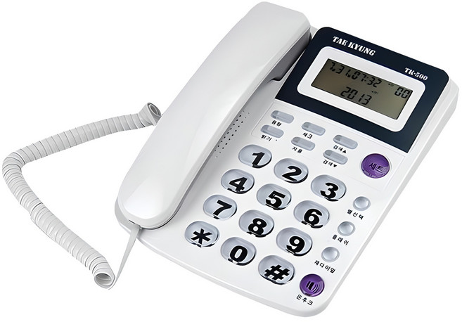 태경 발신자 정보 표시 유선 전화기, TKT-500