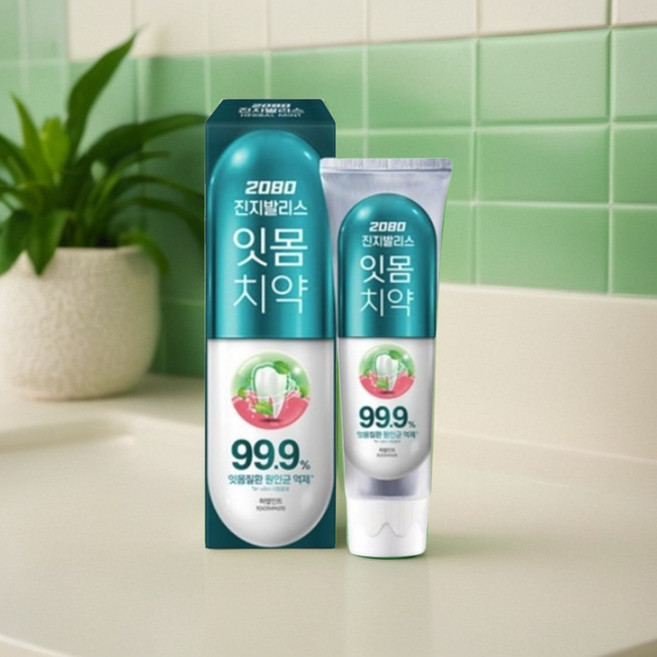 잇치 치약 이 시릴때 치주염 염증 잇몸 재생 약국 잇몸 재건 이치 치약
