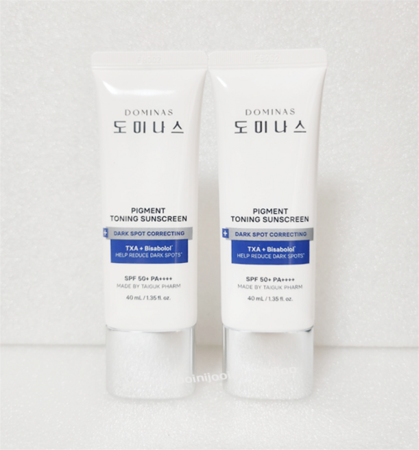 25년 최신상 태극제약 도미나스 선크림 트라넥삼산 선스크린 이엑스, 2개, 40ml