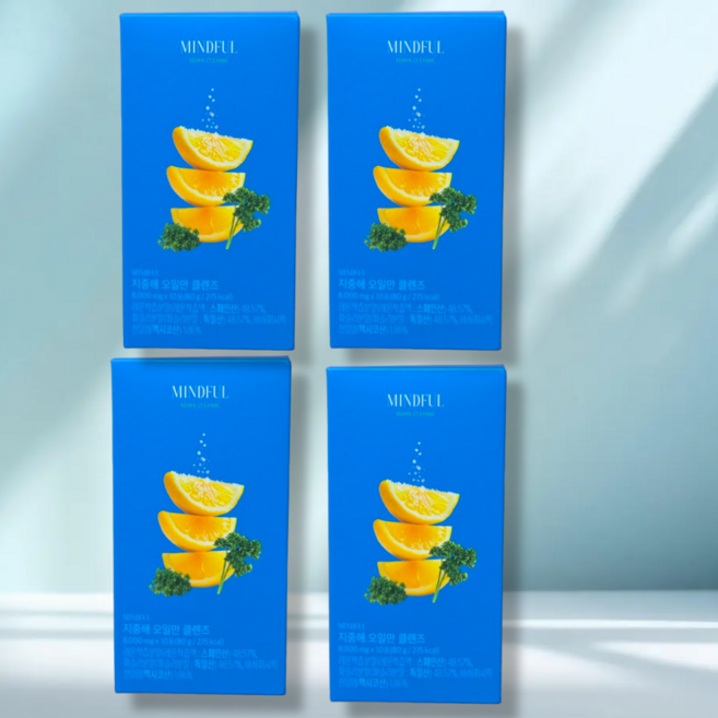 푸드올로지 지중해오일만클렌즈 내돈내산, 10회분, 80g, 4개