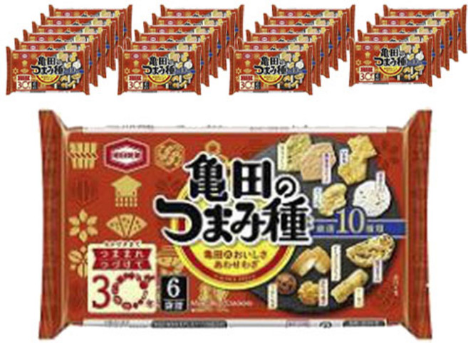 카메다 안주종 10종 안주 믹스 6개입, 24개, 120g