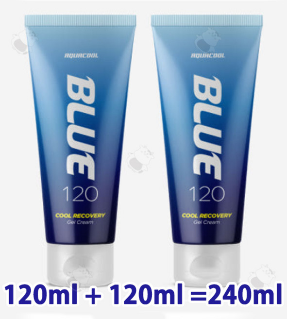 아쿠아쿨 블루 120 스포츠 리커버리 젤 쿨링 케어, 1세트