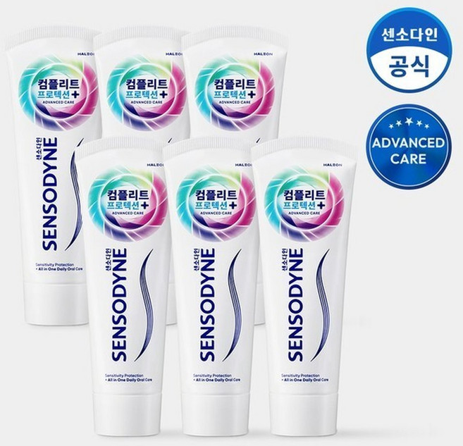 컴플리트 프로텍션 플러스 치약 100g x6개, 6개