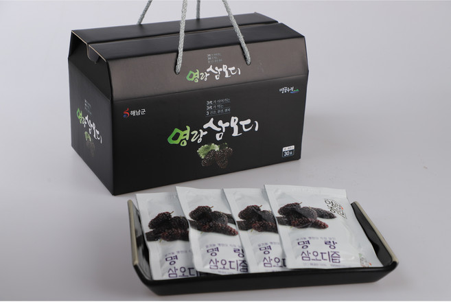 유기농 오디즙 유기농명인이 직접 재배한 명랑 삼오디즙, 30개, 100ml, 30팩