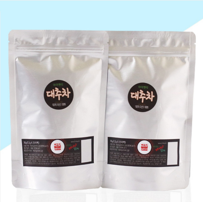 자연한잔 대추차 1.2g 100개입 사각티백 국내산, 120g