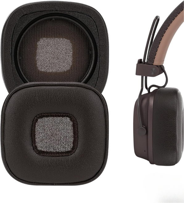 Marshall Major I/II/III/IV/V 무선/유선 헤드폰용 쿨링 젤 교체 이어 패드 Marshall Major 1/2/3/4/5 헤드폰용 교체 커버, 갈색, 1개, 헤드폰 액세서리