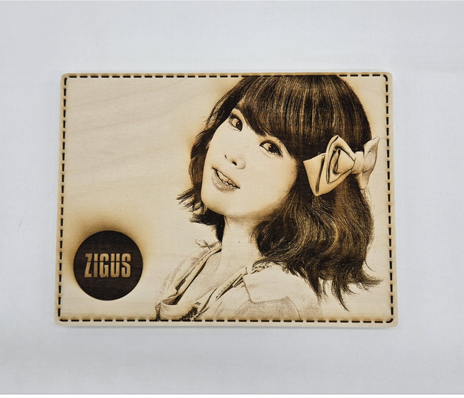 지거스 우드포토 주문제작 부모님생신 선물 기념일선물 센스있는 사진인화 액자