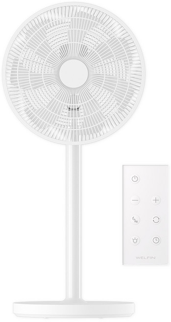 [26년] 웰핀 써큘레이터 서큘레이터 BLDC 24단 무소음 선풍기, 화이트