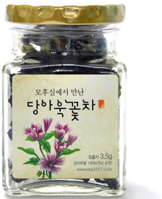 JD-자연의 선물로 만든 정성가득 당아욱 꽃차 3.5g, 1개, 1개입