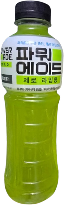 파워에이드 라임향 제로, 600ml, 21개