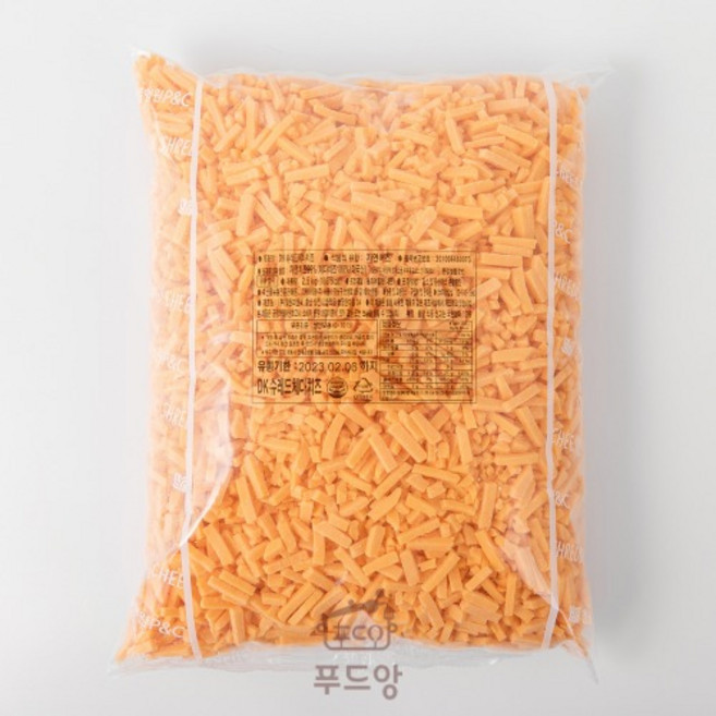 디케이 슈레드 체다 치즈, 2.5kg, 1개