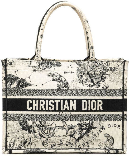 3위 - 크리스찬 디올 중고 2022 Medium Canvas Embroidered Zodiac Toile De Jo