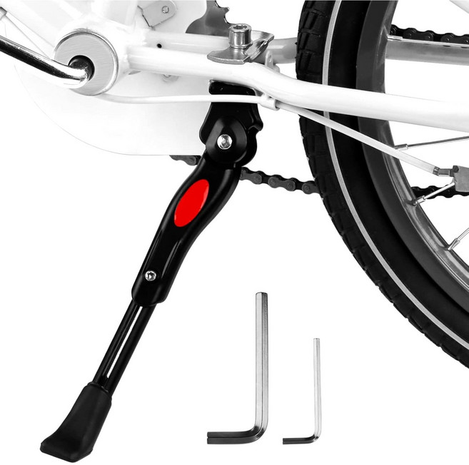튼튼한 길이조절 자전거 킥스탠드 전기자전거 받침대 자전거 세우는거 고정대 외발자전거 거치대 24 -26 인치