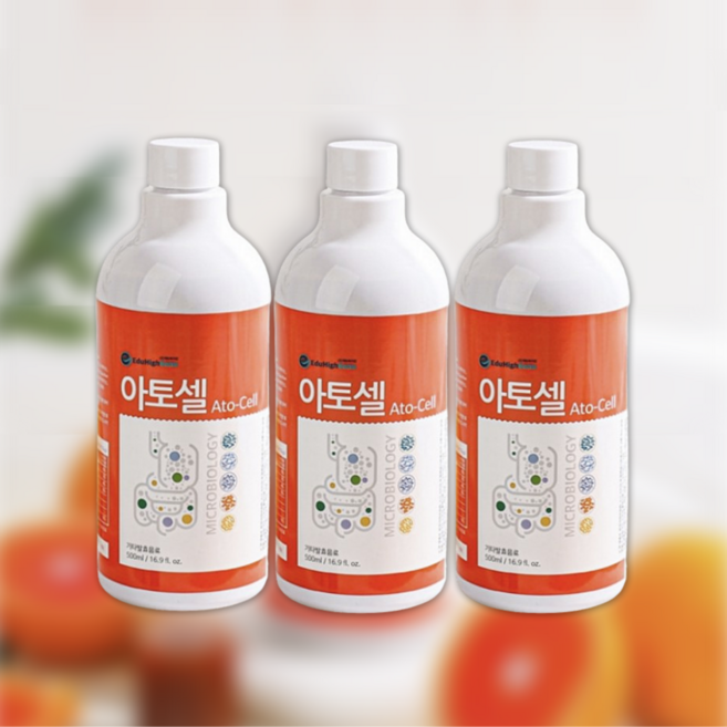 중앙미생물연구소 아토셀, 3개, 500ml