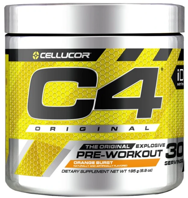 셀루코어 C4 오리지널 프리-워크아웃 오렌지 버스트, 195g, 1개 - 쿠팡