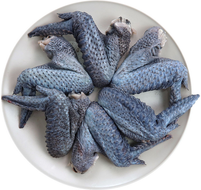 [대국맛짱] 국내산 보신용 오골계날개 닭날개 [일요일/당일발송], 1개, 1kg