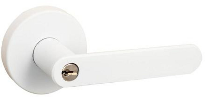 엔젤금속 목문레버(침실용) 950화이트, 1개