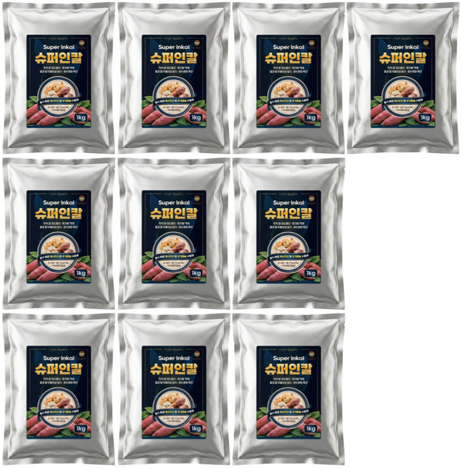 슈퍼인칼 인산 가리 칼슘 비료 마늘 비대 고구마 웃자람 농사친구, 10개, 1kg