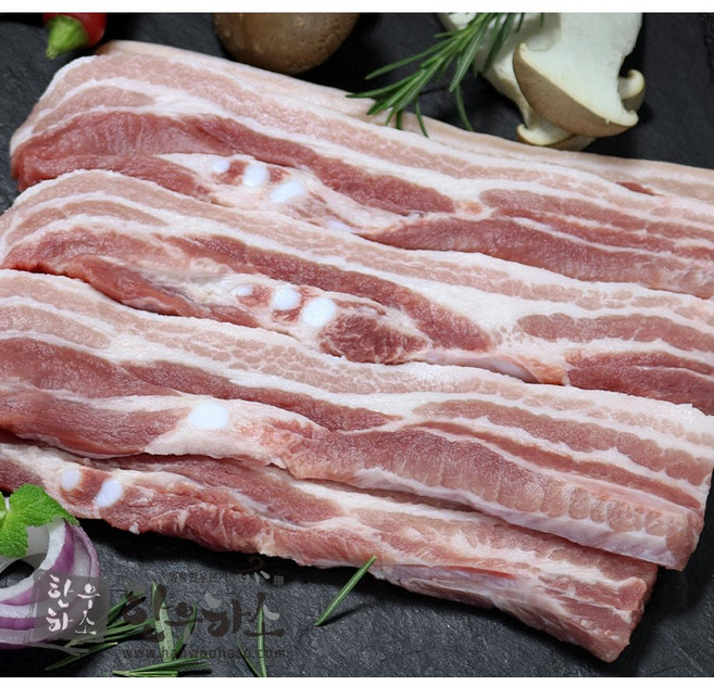 [흑돼지] 국내산 듀록 삼겹살/오겹살 캠핑 구이 수육 보쌈 키토제닉 [원산지:국산(전라북도 김제시)], 500g, 1개