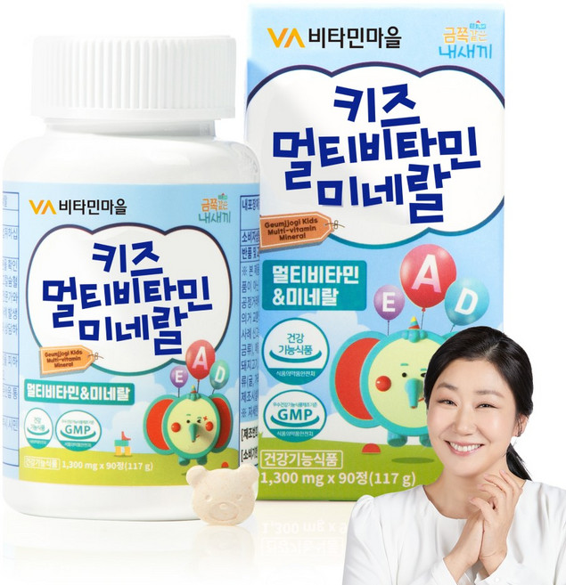 비타민마을 키즈 멀티비타민 미네랄, 90정, 1개