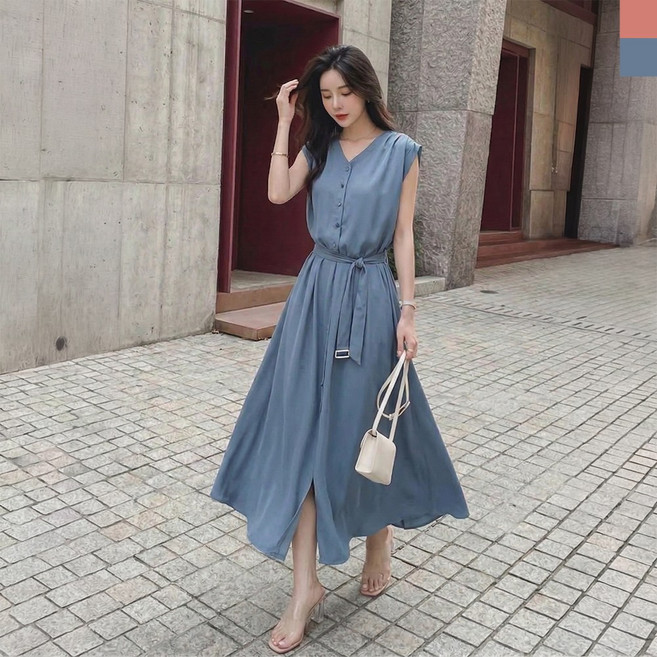 나시원피스 니트원피스 여성 롱원피스