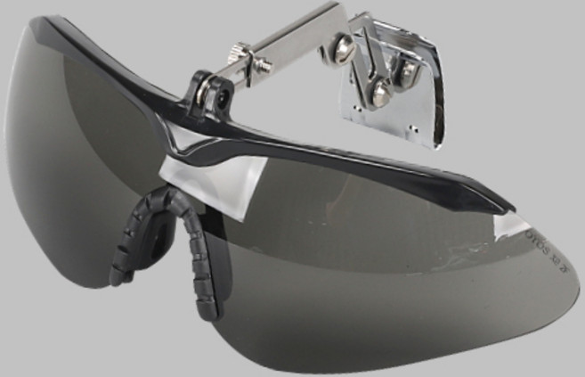 보안경 자외선차단 A-644XG 안전모장착형 차광, 본상품선택, 1개