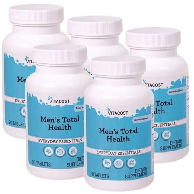 비타코스트 맨 50 플러스 멀티비타민 미네랄 타블렛 60일분 Vitacost Men's 50 Plus Multivitamin, 5개, 120정 - 쿠팡