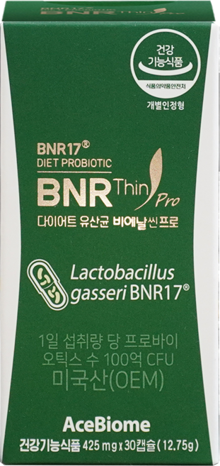 비에날씬 본사직영BNR17 프로 다이어트유산균 1개월 멀티 고함량 영양제, 1박스, 30정