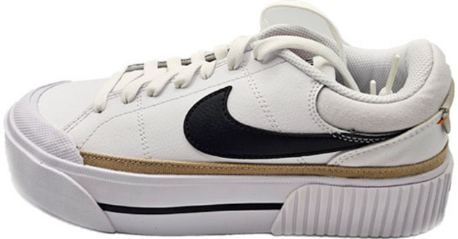 국내정품 나이키 코트 레거시 리프트 화이트 여성 신발 스니커즈 DM7590-100