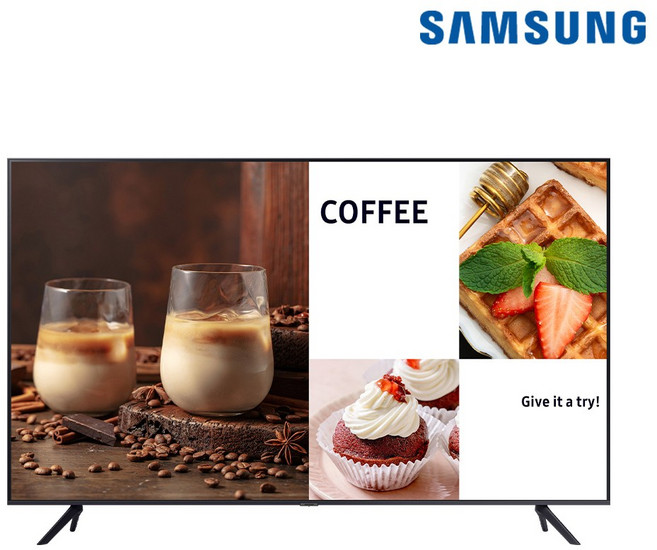 [삼성 로지텍 무료배송/설치] 삼성전자 LH43BEC-H 43인치 TV 스마트 LED 4K UHD 23년형 에너지효율 1등급 스탠드형, 방문설치, 107.9cm (43인치)