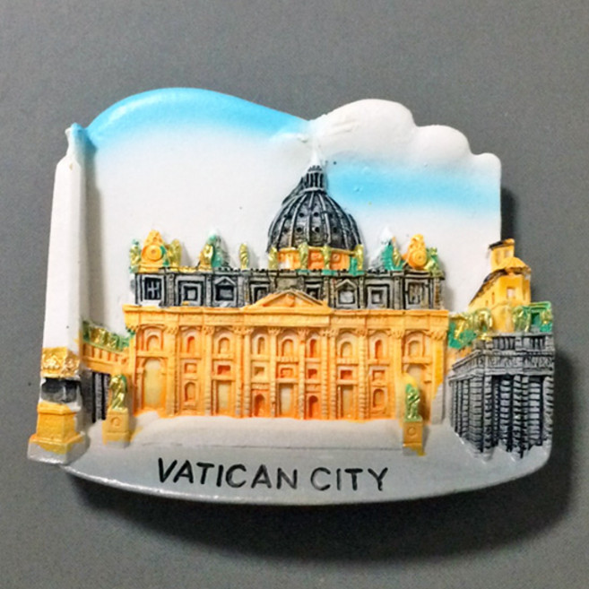 냉장고자석 파리 스위스 스페인 프라하 프랑스 이탈리아 런던 독일 마그넷 마그네틱 기념품, 이탈리아05.바티칸시티