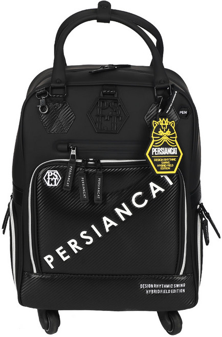 페르시안캣 슈프림 휠 골프 보스턴백 027, 블랙