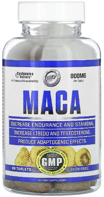 하이테크파마슈티컬스 마카 800mg Maca 타블렛 90정, 1개 - 쿠팡