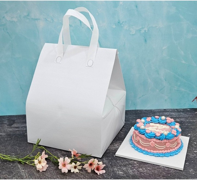 케이크보냉가방 케이크쇼핑백, 화이트