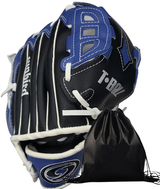 썬버드 티볼글러브 우투 왼손착용 티볼장갑 투센 파우치, 1세트, TW90 블루