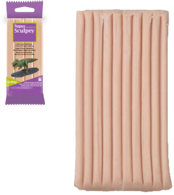 YN슈퍼 스컬피 454g / 점토 폴리머클레이 sculpey, 아이보리, 1개