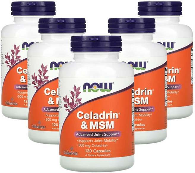 나우푸드 Celadrin & MSM 120 캡슐, 5개, 120정