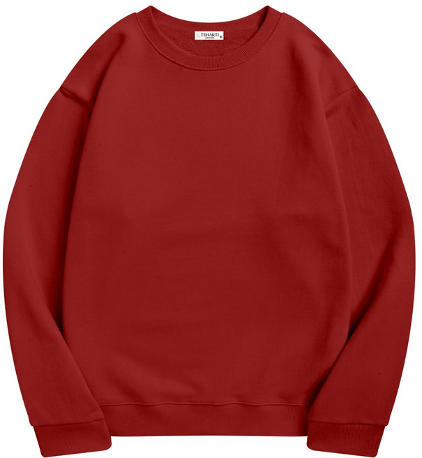 테너티 국산 프리미엄 남녀공용 데일리 특양면 무지 맨투맨 빅사이즈 커플티 가족티 18컬러